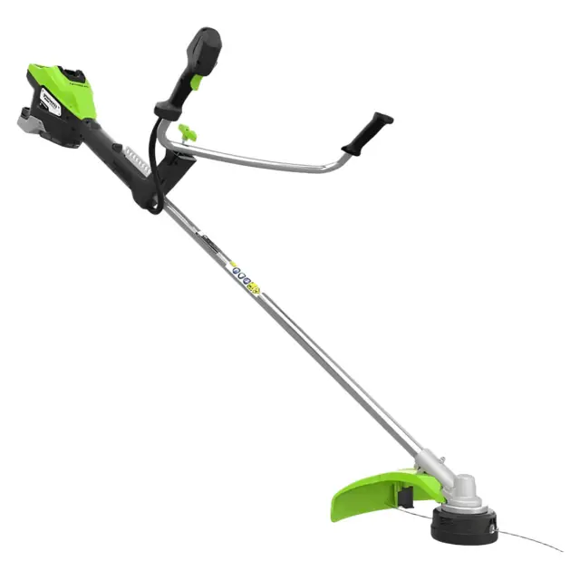 Greenworks TB201H бесщеточный, 82V c АКБ 2,5 Ач + ЗУ 4А - аккумуляторный триммер
