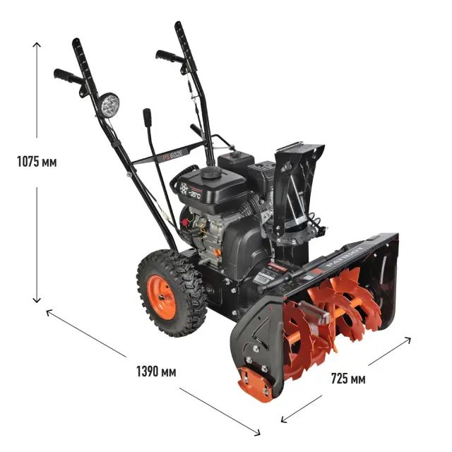 Трактор-снегоотбрасыватель PS 602 E