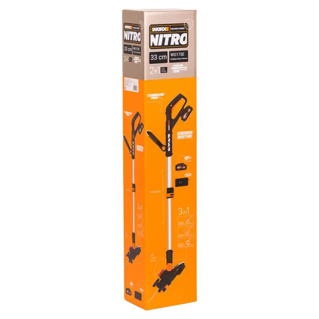 WORX WG173E - 20V, 4Ач х1, ЗУ