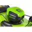 Greenworks GD60LM46SP бесщеточная, 60V с АКБ 2 Ач + ЗУ 2А - аккумуляторная газонокосилка