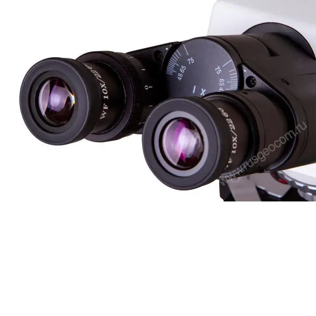 Цифровой микроскоп Levenhuk MED D45T с камерой окуляры