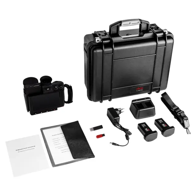 RGK TL-640 Pro в комплекте с телеобъективами 12° и  6° - тепловизор