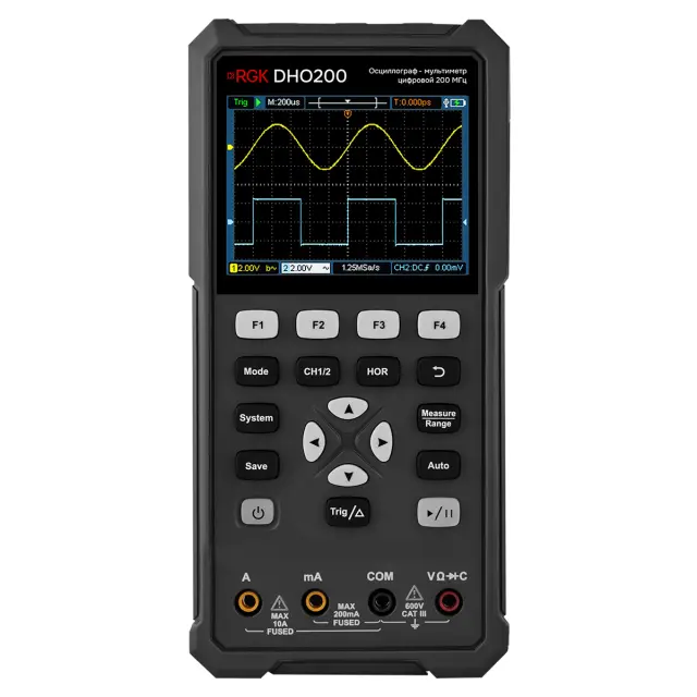 RGK DHO200 - осциллограф - мультиметр