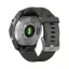 спортивные Часы Garmin Fenix 7S серебристый с графитовым силиконовым ремешком