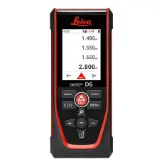Leica DISTO D5 со штативом, адаптером и аксессуарами - лазерный дальномер с красным лучом