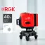 RGK ALPHA 3D-D с калибровкой - лазерный уровень 3D (360° / зелёный луч / 40м / АКБ)