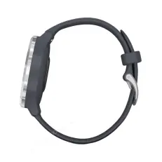 умные Часы Garmin Vivomove 3S серебристый циферблат с гранитно-синим ремешком