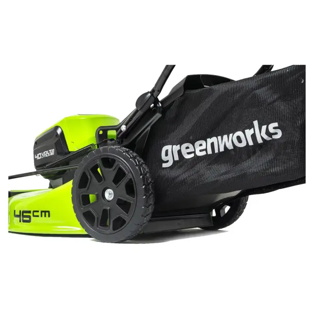 Greenworks GD40LM46HP бесщеточная, 40V - аккумуляторная газонокосилка