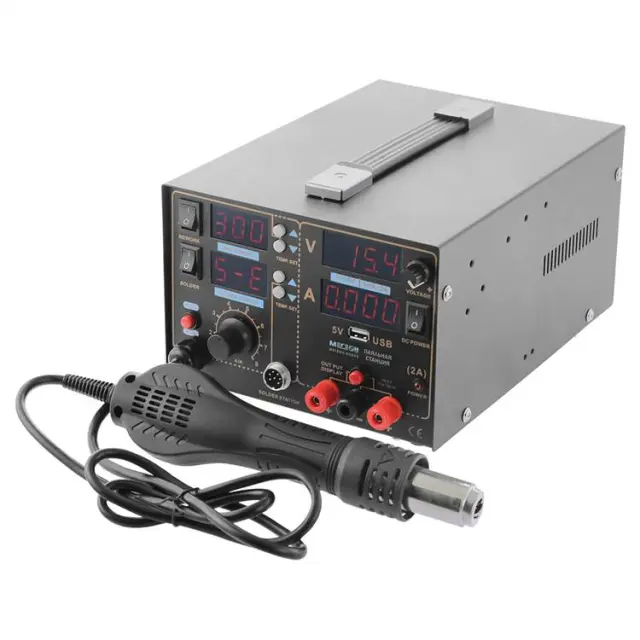 паяльная станция 3 в 1 МЕГЕОН 00503