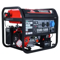 SUNREKA G5500EAX в тихом зимнем кожухе 1200 RAL 7035 - бензиновый генератор