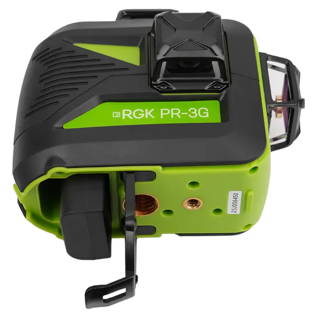 RGK PR-3G + штатив - лазерный нивелир 3d с зеленым лучом