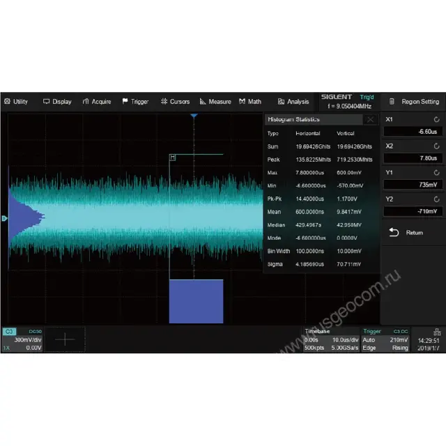 АКИП-4134/3А - цифровой осциллограф