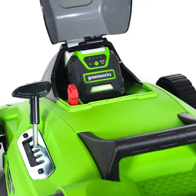 Greenworks GD40LM16X бесщеточная, 40V с АКБ 5 Ач + ЗУ 2А - аккумуляторная газонокосилка