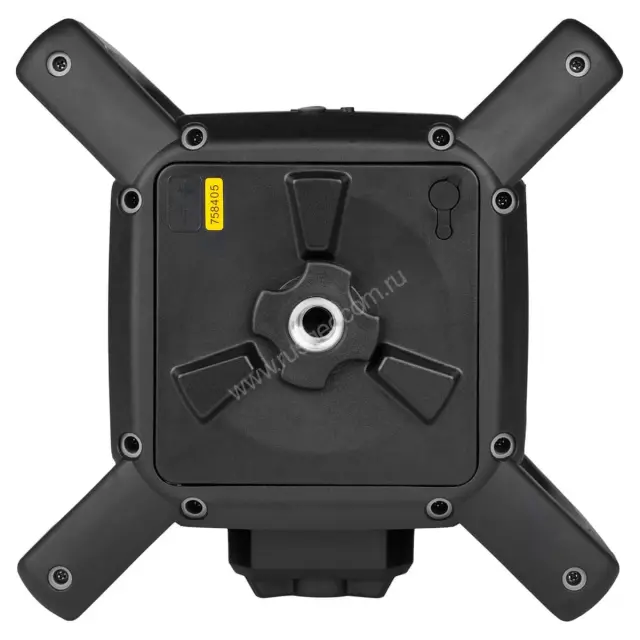 RGK SP-610 с калибровкой - ротационный нивелир (ротационный/красный луч/800м с приемником/±0,05 мм/АКБ)