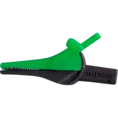 Зажим изолированный типа "крокодил" Радио-Сервис 127995 зеленый