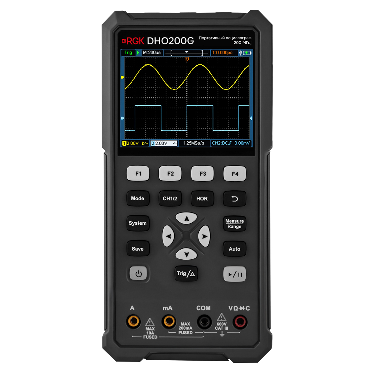 RGK DHO200G - осциллограф - мультиметр
