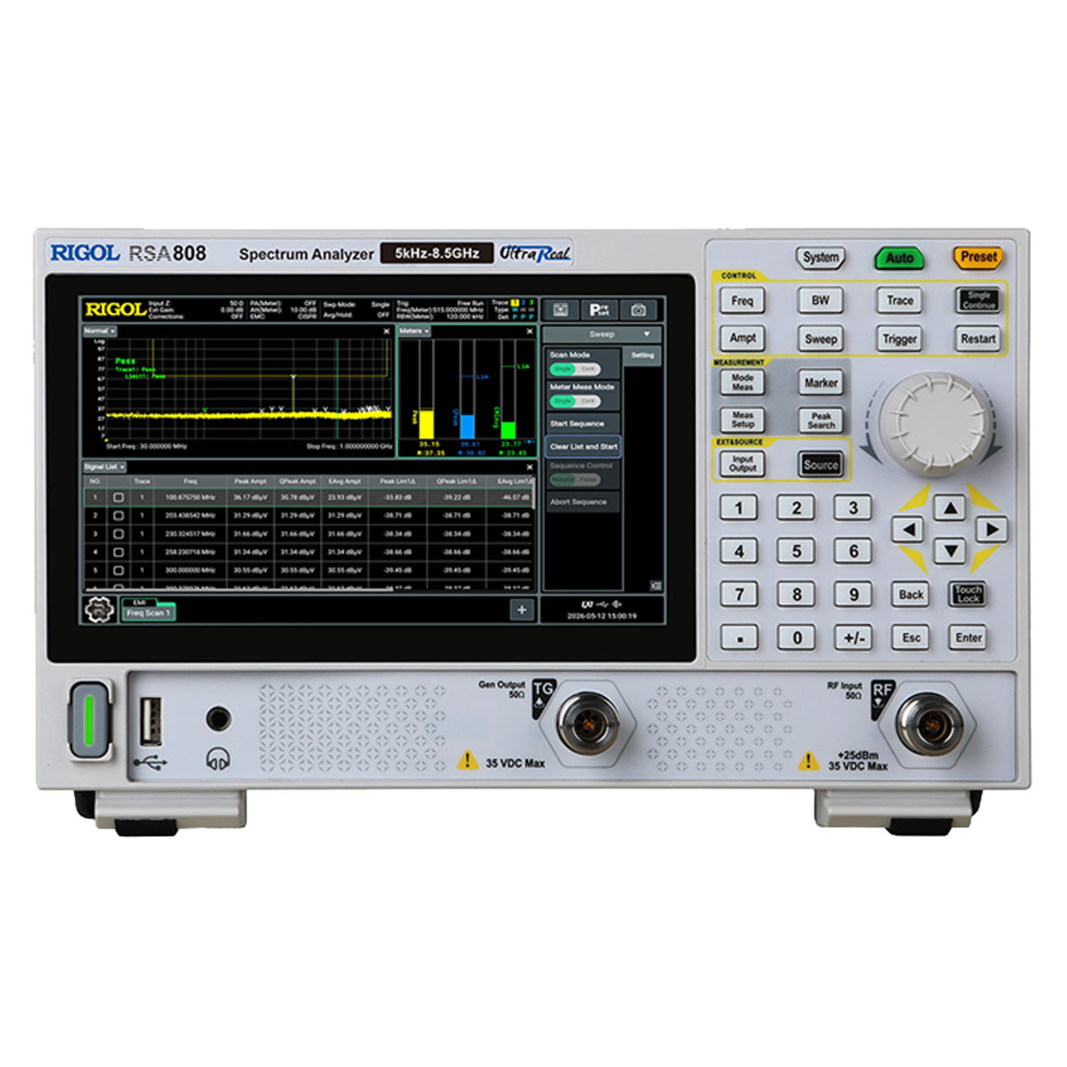 RIGOL RSA808 - анализатор спектра