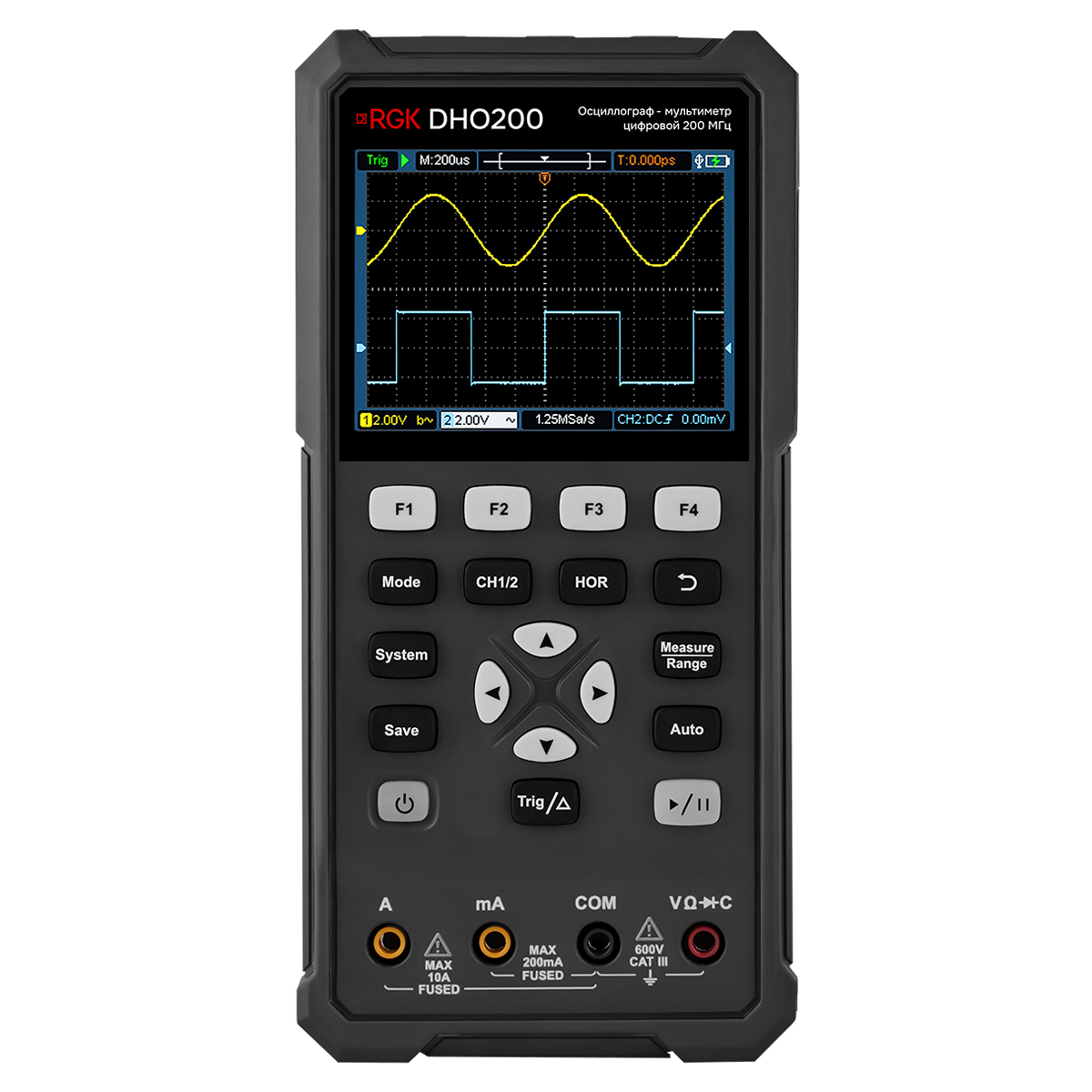 RGK DHO200 - осциллограф - мультиметр