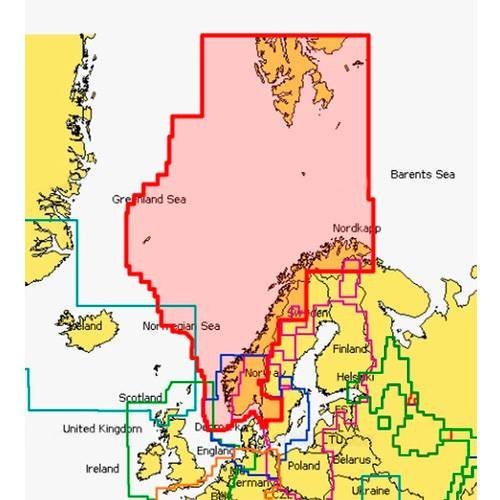 Карта Navionics 49XG. Норвегия, Фьорды