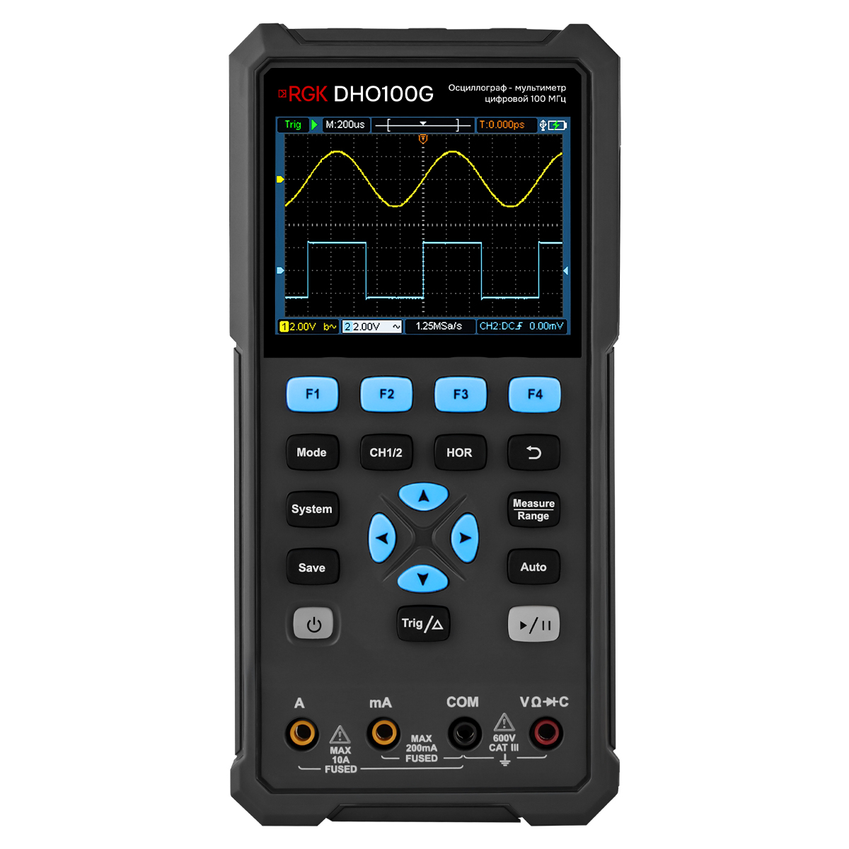 RGK DHO100G - осциллограф - мультиметр