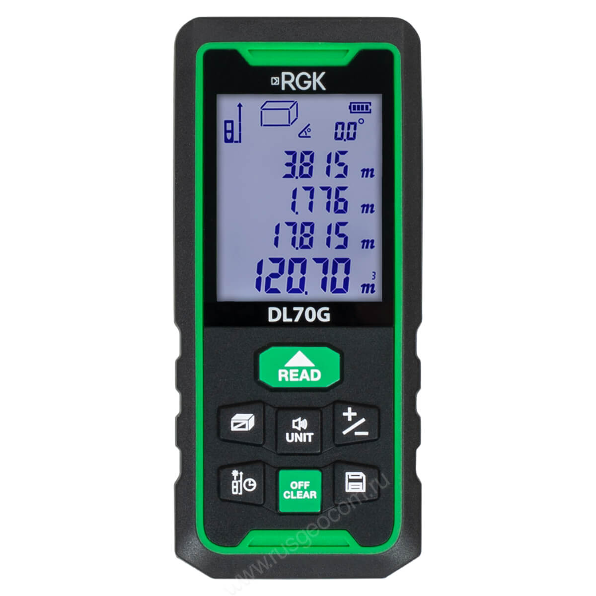 RGK DL70G - лазерный дальномер с зеленым лучом