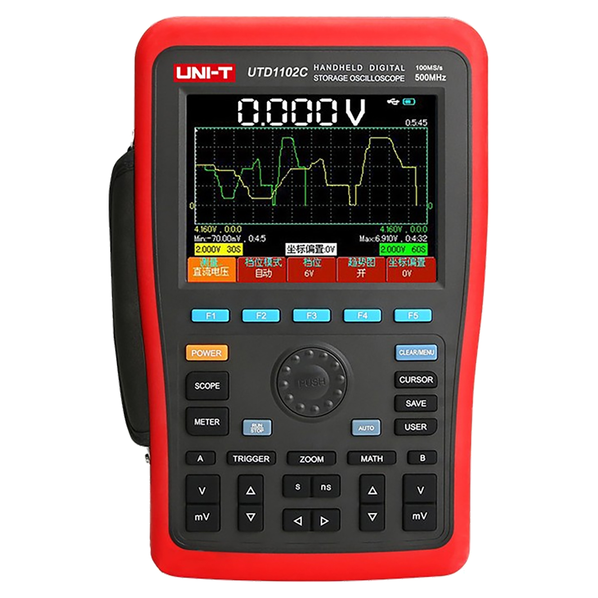 UNI-T UTD1102C - осциллограф портативный