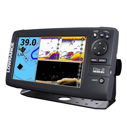 Картплоттер с эхолотом Lowrance Elite-9 CHIRP (83\200+455\800kHz)