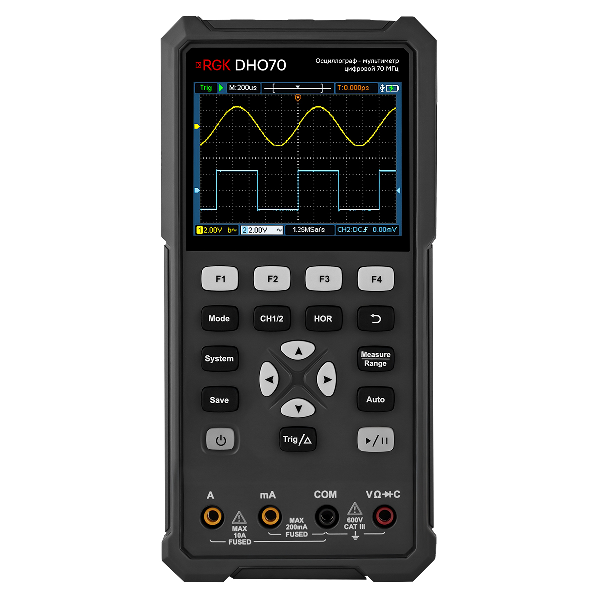 RGK DHO70 - осциллограф - мультиметр