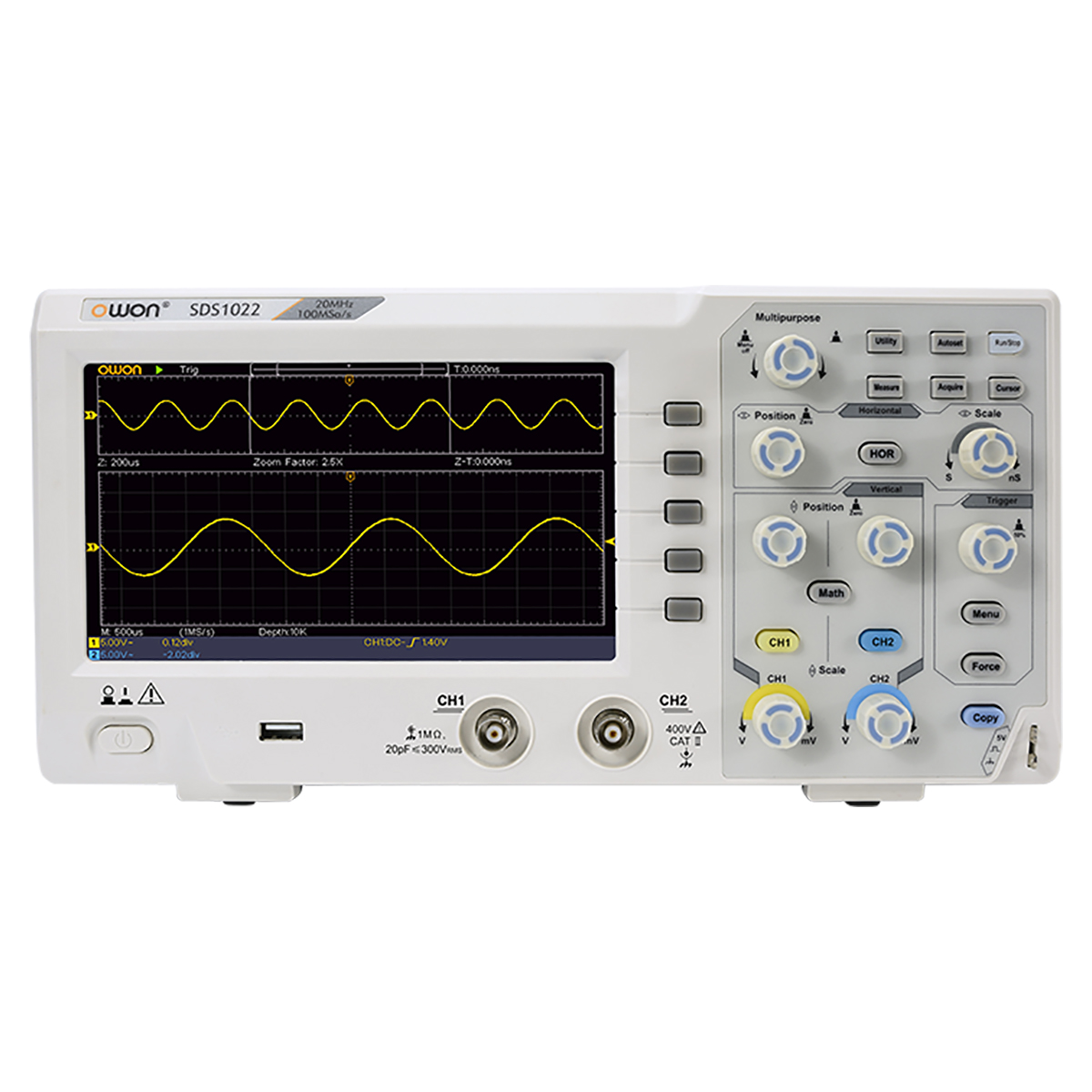 OWON SDS1022 - цифровой осциллограф
