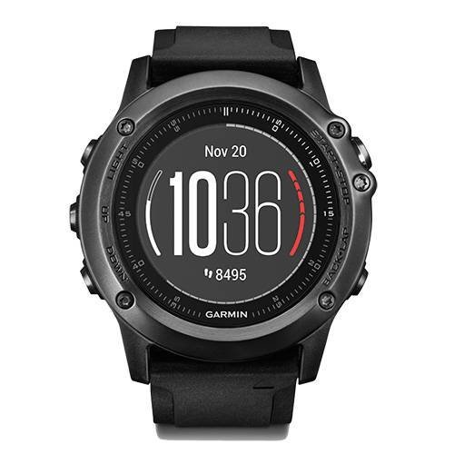 Навигатор-часы Garmin Fenix 3 Sapphire HR с черным ремешком