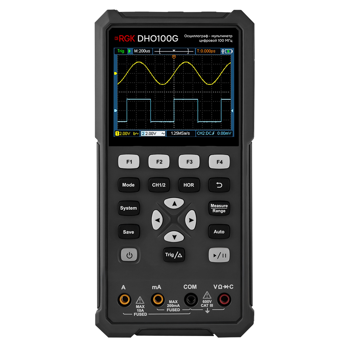 RGK DHO100G - осциллограф - мультиметр