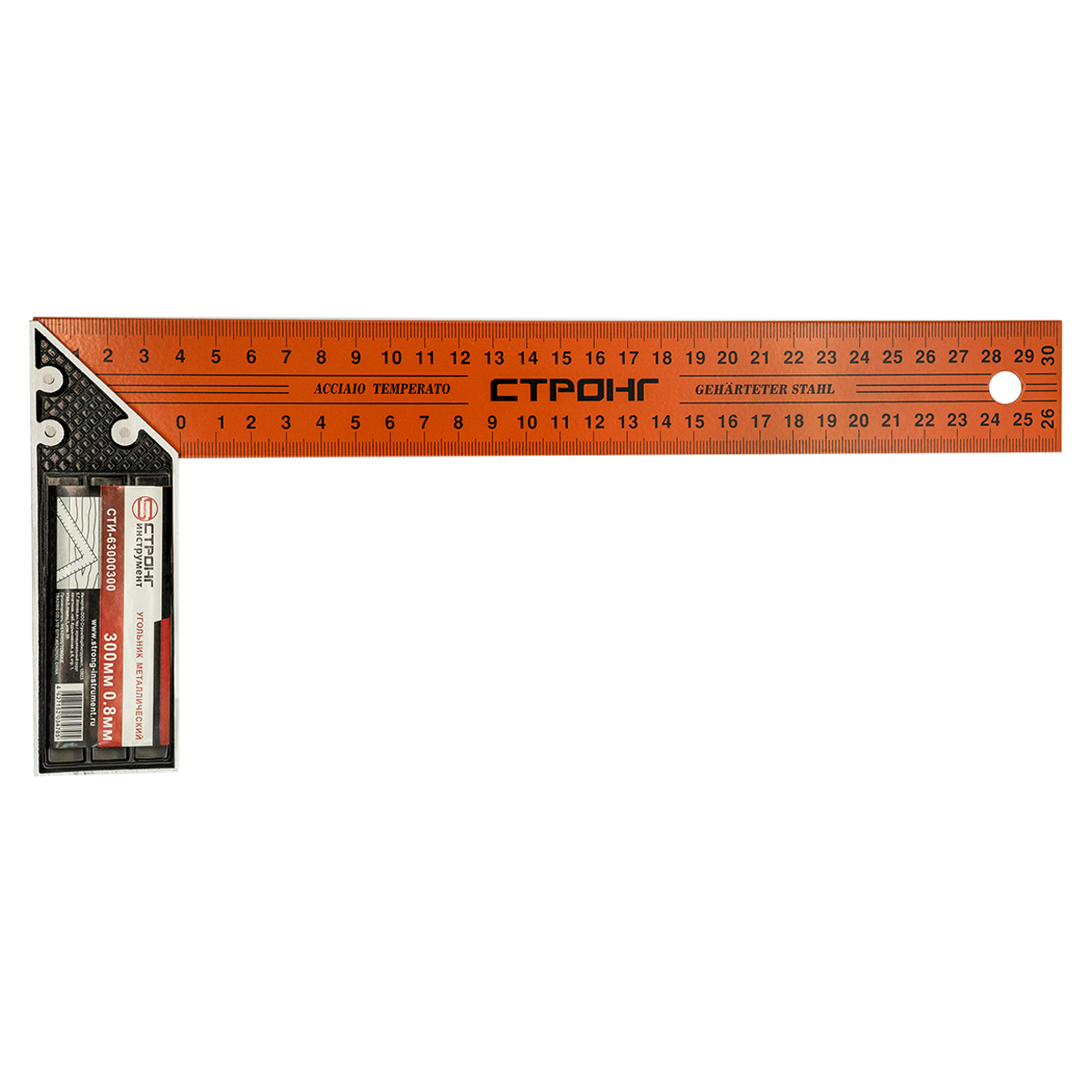 Strong СТИ-630 300мм 0.8мм - угольник металлический