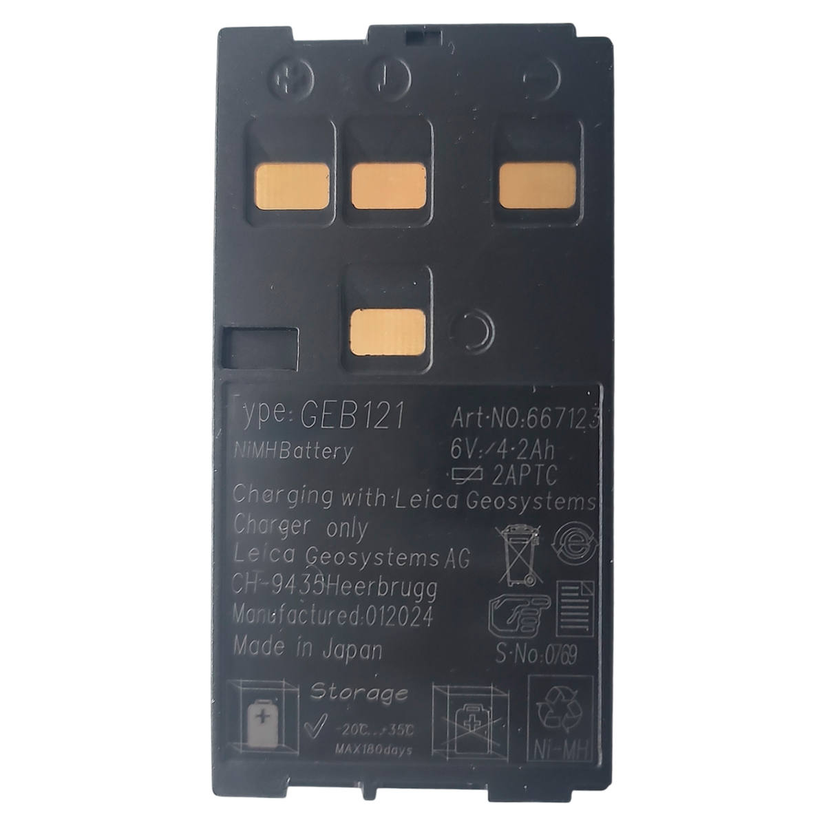 RGK Аккумулятор типа LEICA GEB121 для TPS/DNA, аналог