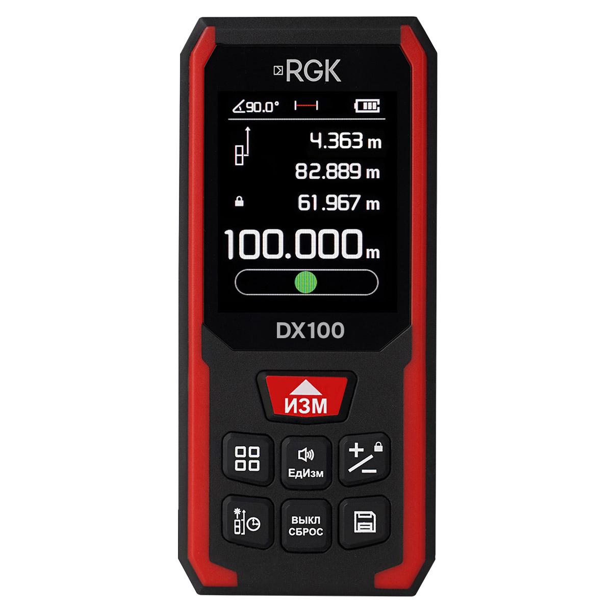 RGK DX100 - лазерный дальномер