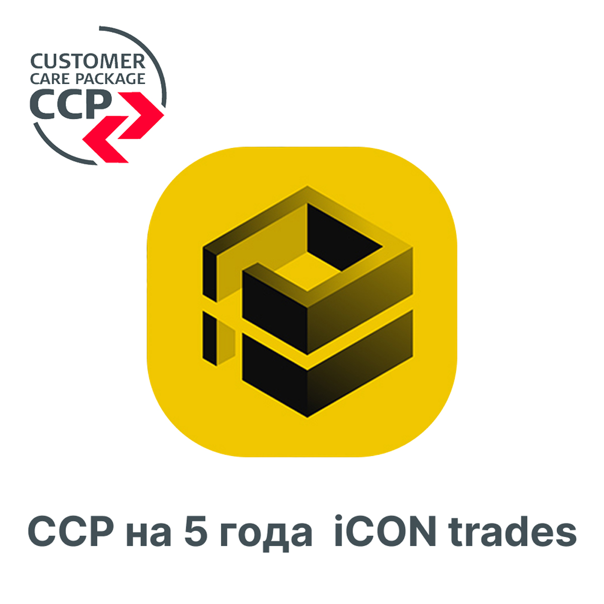 Право на обновление программного обеспечения iCON trades на 5 лет