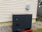 SUNREKA G10000EAX в тихом зимнем кожухе 1200 RAL 7024 - бензиновый генератор