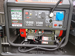 SUNREKA G10000EAX в тихом зимнем кожухе 1200 RAL 7024 - бензиновый генератор