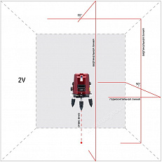 Лазерный уровень ADA 3D Liner 2V _1