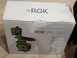 RGK PR-38G - лазерный построитель плоскостей 3D (360° / зеленый луч / 50м с приемником / АКБ)