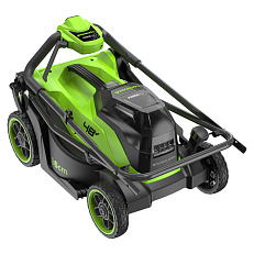 Greenworks GD24X2LM361, 2х24V, 36 см, бесщеточная, без АКБ и ЗУ - аккумуляторная газонокосилка