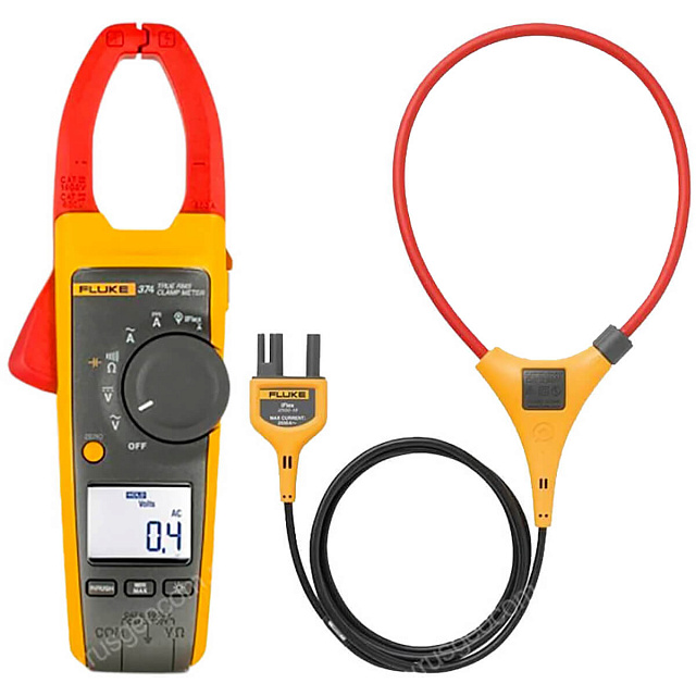 Комплект - токоизмерительные клещи Fluke 374 с датчиками Fluke i2500-10 iFlex