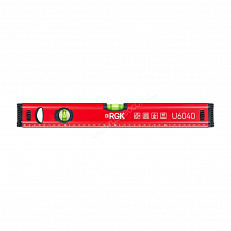 Пузырьковый строительный уровень с магнитом RGK U6040 0,4 м (40 см)