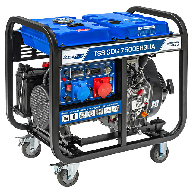 Дизельный генератор TSS SDG 7500EH3UA