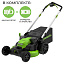 Аккумуляторная газонокосилка самоходная Greenworks GD60LM61 бесщеточная, 60V с АКБ 5 Ач + ЗУ 2А