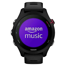 Часы для спорта Garmin Forerunner 255S Music с черным ремешком