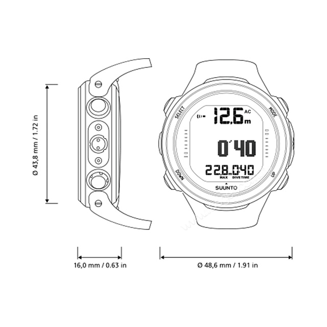 SUUNTO D4i Novo Black. SUUNTO D4i Novo Black