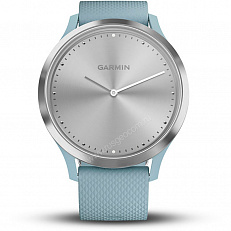 Часы Garmin vivomove HR Sport Silver with Seafoam Silicone