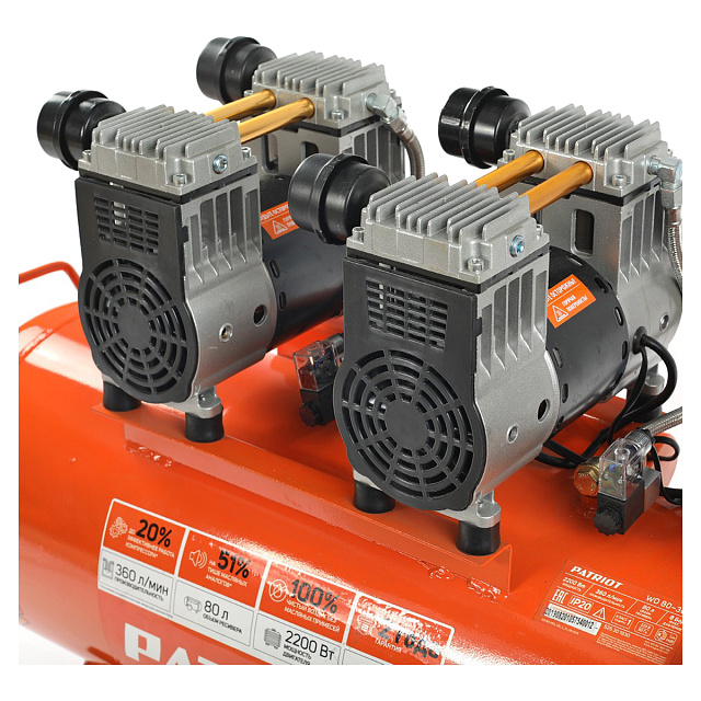 Patriot WO 80-360 - безмасляный компрессор
