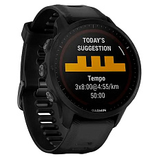 умные Часы Garmin Forerunner 955 Solar с черным ремешком