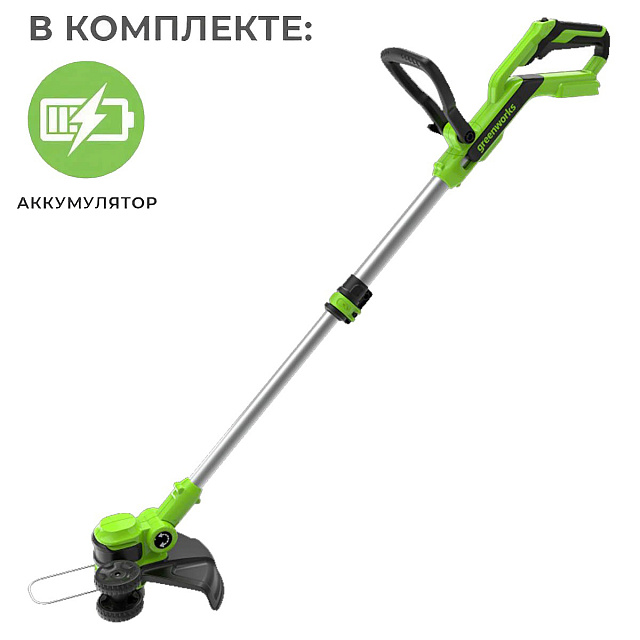 Greenworks G24LT30, 24V с АКБ 4 Ач, без ЗУ - аккумуляторный триммер